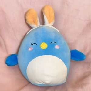 COPY - Bebe Bluebird wearing Bunny Ears Original Squishmallows Easter 2024 8-in…